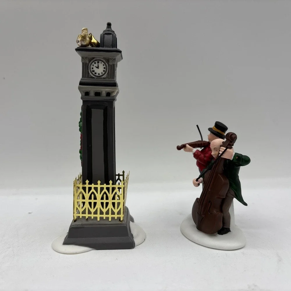 Dept 56 1995 Vintage HVC 12 Days Of Dickens Village Four Calling Birds 58379 EUC